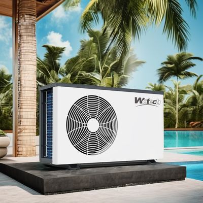 जल प्रवाह दर m3/h 8-10 मेटल स्विमिंग पूल हीट पंप 21KW शक्तिशाली प्रदर्शन के लिए