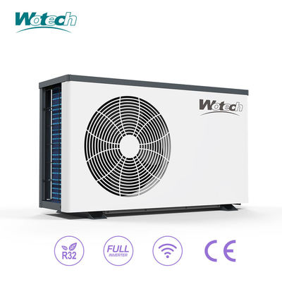 स्विमिंग 12kw पूल हीट पंप R32 पूर्ण इन्वर्टर घरेलू पानी प्रवाह दर 4-6m3/H के लिए