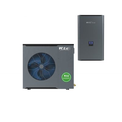 14kw R32 सिंगल फेज इन्वर्टर स्प्लिट सिस्टम हीट पंप होम एयर स्रोत के लिए