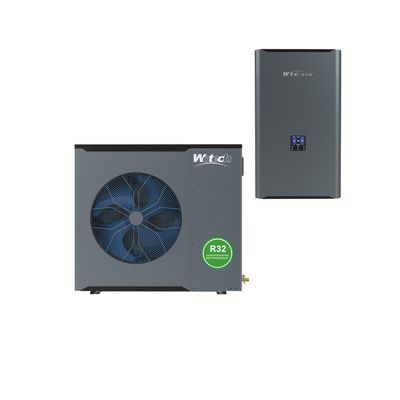 10kw स्प्लिट R32 यूरो स्टैंडर्ड डीएचडब्ल्यू हीट पंप A+++/A++ घरेलू जल ताप दक्षता के लिए