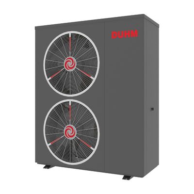 220v 20kw R290 इन्वर्टर हवा से पानी तक हीट पंप पाउडर लेपित जस्ती स्टील आवास के साथ