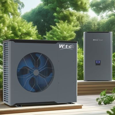 14 kw स्प्लिट हीट पंप लगातार वायु प्रवाह सिल्क स्क्रीन प्रिंटिंग के साथ हीटिंग और कूलिंग