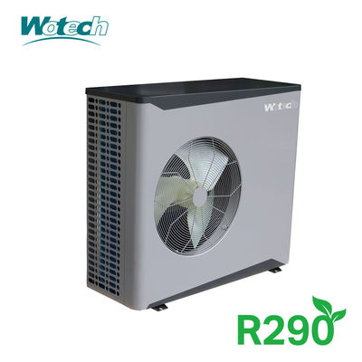 वोटेक 220V 15kw हवा से पानी तक हीट पंप मोनोब्लॉक आर 290 ए / ए यूरो मानक डीएचडब्ल्यू हीट पंप