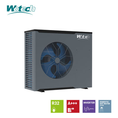 वोटेक 380V 18kw एयर टू वाटर हीट पंप मोनोब्लॉक आर32 ए+++/ए++ घरेलू हीटिंग और डीएचडब्ल्यू के लिए