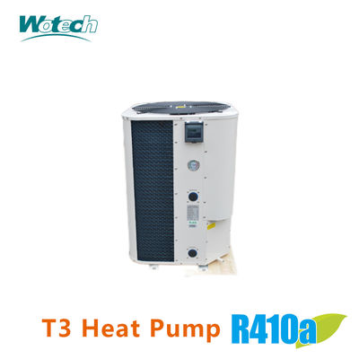 21KW R410a आवासीय स्थिर गति हीटिंग कूलिंग स्विमिंग पूल हीट पंप T3 तापमान क्षेत्र के लिए