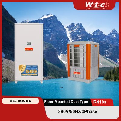 वाष्पीकरण जल शीतलन एसी सेट के लिए विशेष प्रस्ताव शीर्ष डिस्चार्ज डक्टेड इनडोर प्लास्टिक आउटडोर के साथ